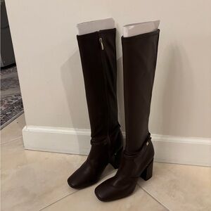 Franco Sarto Dark Brown Over the Knee Boots